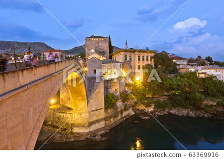 Old Bridge in Mostar - Bosnia and Herzegovina 63369916