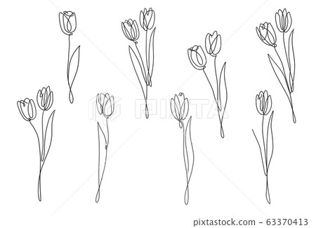 一沖程郁金香 63370413