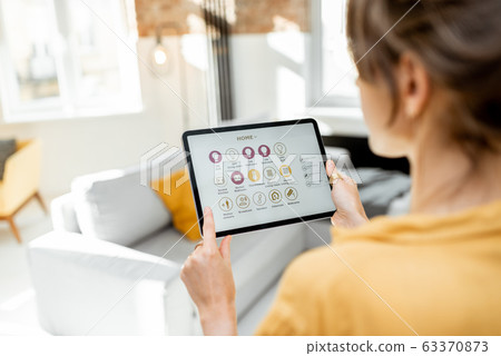Controlling smart home devices using a digital tablet 63370873