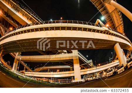 Tokyo Metropolitan Expressway Bay Line, Daikoku Junction (Tsurumi Ward, Yokohama City) 63372455