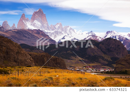 Cerro Torre and glaciers Cerro Torre and glaciers 63374321