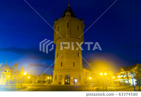 Drobeta Turnu-Severin, Water Tower at night Drobeta Turnu-Severin, Water Tower at night 63374580