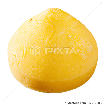 Traditional breast-shaped Galician cheese Tetilla 63375038