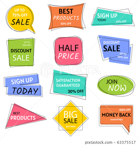 Sale banner collection Sale banner collection 63375517