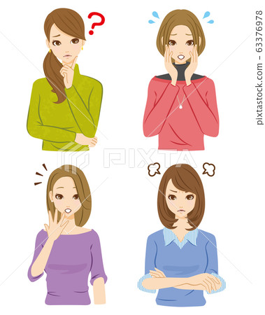 女性套裝負面 63376978