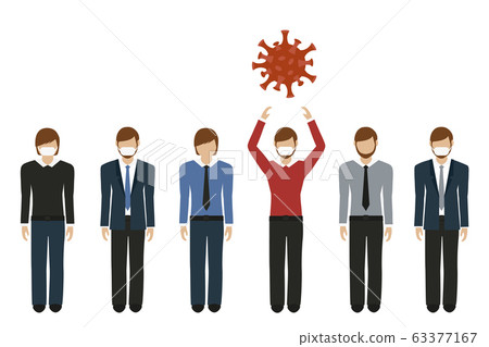 virus transmission risk of infection business people virus transmission risk of infection business people 63377167