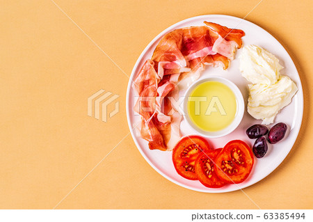 Ketogenic Diet Food, healthy meal, top view. 63385494