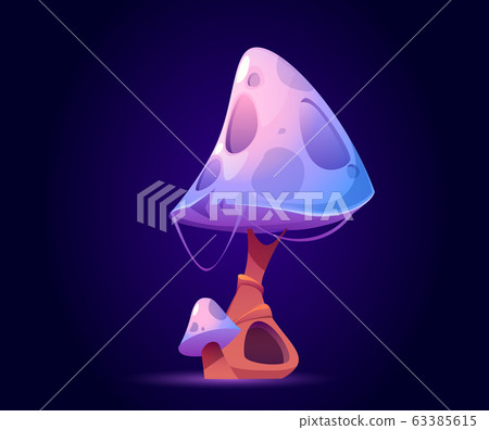 Fantasy mushroom, alien or magic unusual plant 63385615