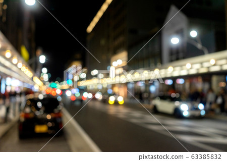 Blur image of street Kyoto Japan 63385832