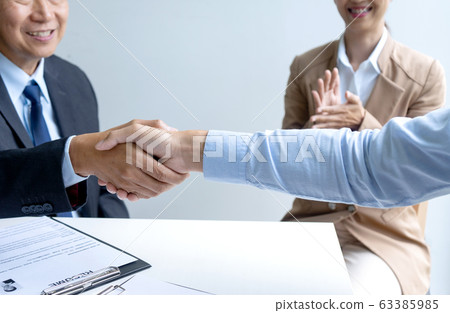 Successful business job interview, Young 63385985