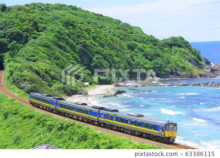 Shimane Prefecture San-in Main Line Road Station Yuhi Park Misumi 63386115