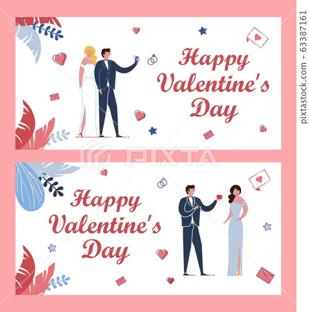 Greeting Cards Bundle for Saint Valentines Day. Greeting Cards Bundle for Saint Valentines Day. 63387161