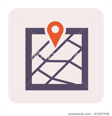 gps map icon gps map icon 63387456