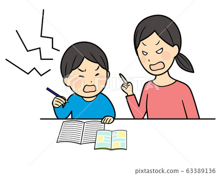 parent and child studying 63389136