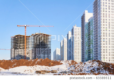 view of the construction of a complex of 63389311