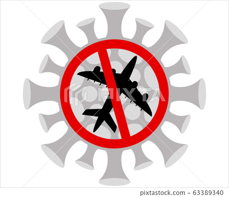 Travel ban. Quarantine countries and closing borders in the world. Coronavirus Covid-19 63389340