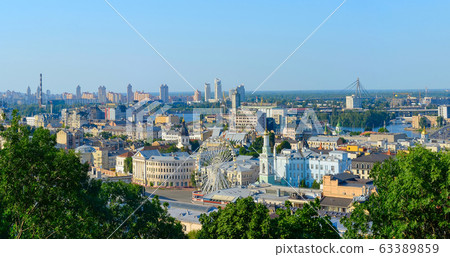Kiev panorama Podil Ukraine Kiev panorama Podil Ukraine 63389859