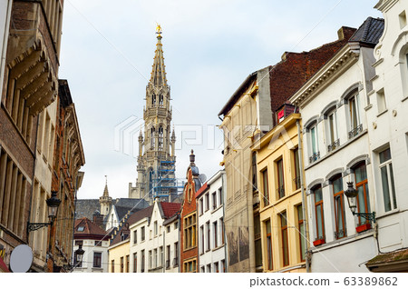 Old town, Sablon church, Brussels Old town, Sablon church, Brussels 63389862