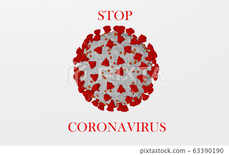 Animated coronavirus model Covid 19, Virus Animated coronavirus model Covid 19, Virus 63390190