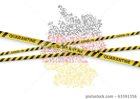 Germany Coronavirus quarantine concept. 63391356