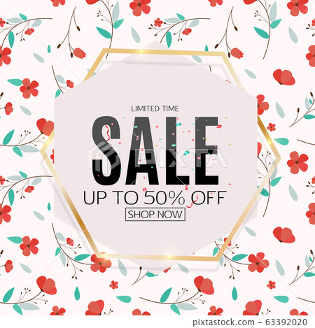 Abstract Design Sale Banner Template. Vector Abstract Design Sale Banner Template. Vector 63392020