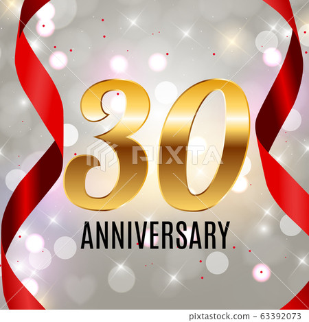 Celebrating 30 Anniversary emblem template design Celebrating 30 Anniversary emblem template design 63392073