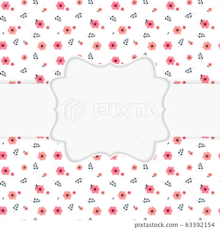 Abstract Summer Sale Background with Frame. Vector - Stock Illustration ...