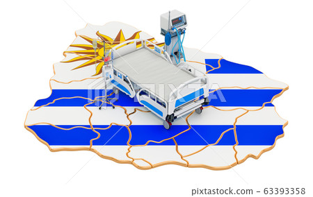 Intensive care unit ICU in Uruguay, 3D rendering 63393358