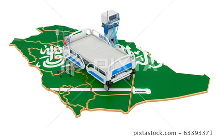 Intensive care unit ICU in Saudi Arabia, 3D 63393371