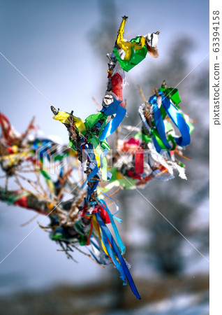 The Buddhist pray in trees 63394158