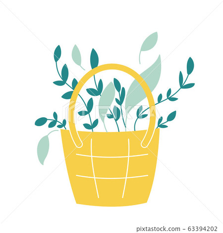 Eco bag hand drawn doodles style 63394202