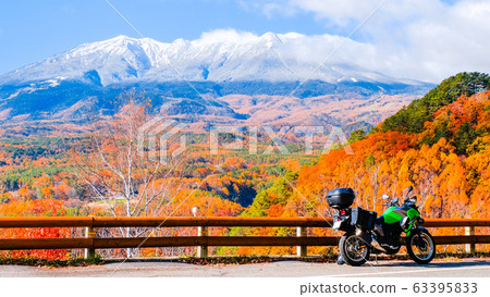 Autumn Mt.Ontake seen from Kuzo Pass 63395833