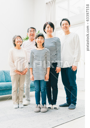 three generation family, three generations, family 63397558