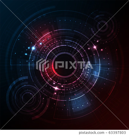 Vector background in the concept of technology. Vector background in the concept of technology. 63397803