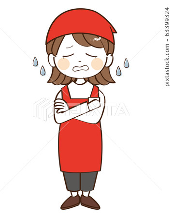 Women, clerks, perplexed 63399324