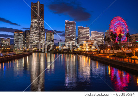 <神奈川縣>橫濱港未來的夜景和約會地點 <神奈川縣>橫濱港未來的夜景和約會地點 63399584