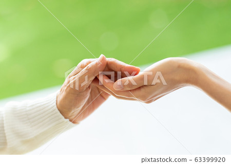 Nursing care wheelchair caregiver senior woman medical image 63399920