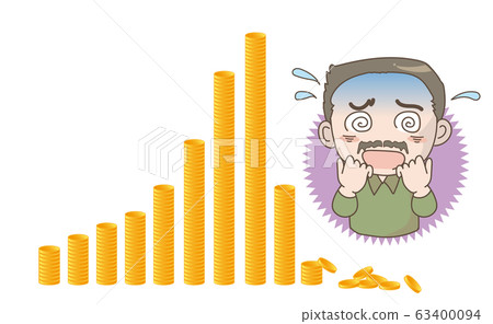 Coin graph crash image 63400094