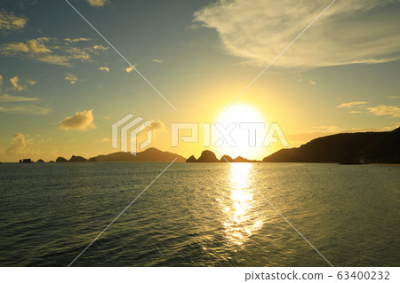 Zamami Island Ama Beach Evening view Zamami Island Ama Beach Evening view 63400232