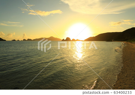 Zamami Island Ama Beach Evening view Zamami Island Ama Beach Evening view 63400233
