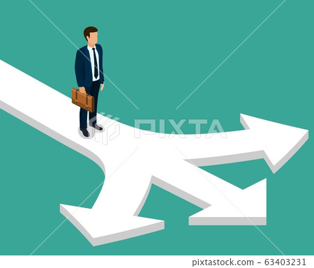 Choice way concept. 63403231
