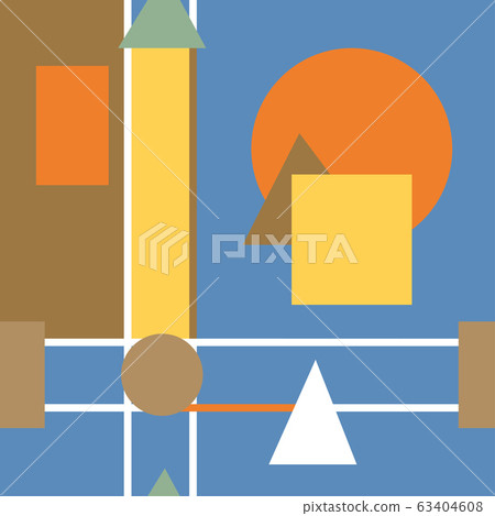 abstract pattern expressive shape ornaments 63404608