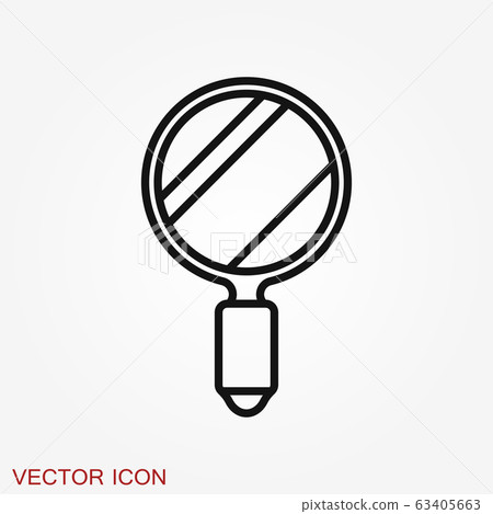 Mirror icon isolated on background. Design for Mirror icon isolated on background. Design for 63405663