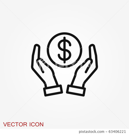 Investments icon. Graph growth graphics vector Investments icon. Graph growth graphics vector 63406221