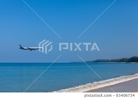 Aeroflot Russian Airlines airline landing at Aeroflot Russian Airlines airline landing at 63406734
