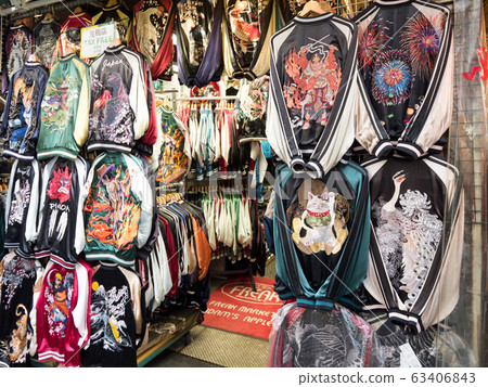 A clothing store beside Ameyoko, Tokyo A clothing store beside Ameyoko, Tokyo 63406843