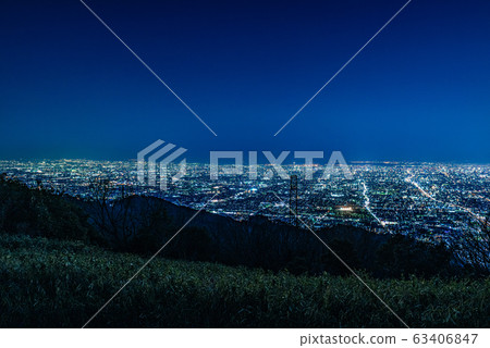 Osaka night view, view from Mount Ikoma Osaka night view, view from Mount Ikoma 63406847