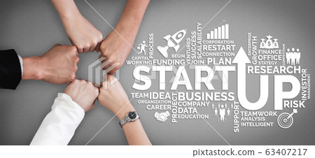 Start Up Business of Creative People Concept Start Up Business of Creative People Concept 63407217