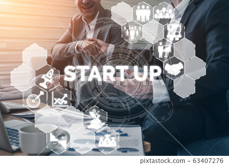 Start Up Business of Creative People Concept. Start Up Business of Creative People Concept. 63407276