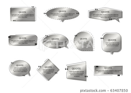 Quote frames collection. 63407850